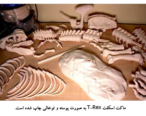 چاپ ماکت دایناسور